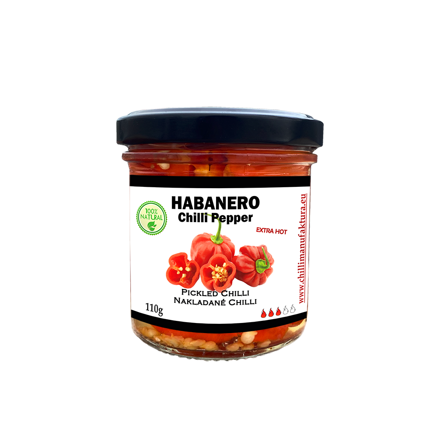 Nakládané Habanero, krájené 110g